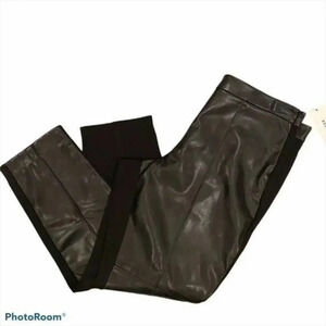 Dkny faux leather sneakers the front leggings